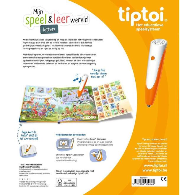tiptoi®  Mijn speel & leer wereld - letters