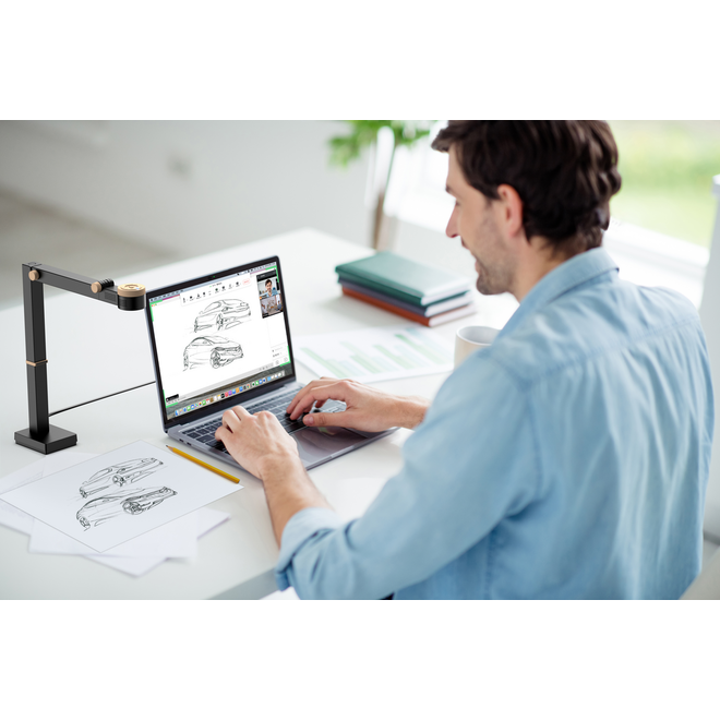 Fancy S pro, 4K documentcamera, webcam en scanner