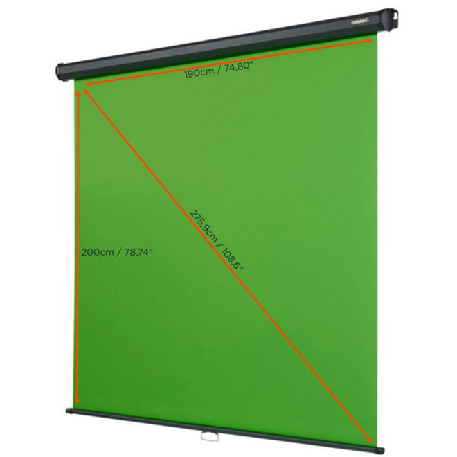 Greenscreen-doek “Key”, 200 x 190 cm