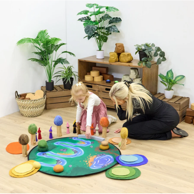 Tuff tray | Interactieve kleine wereld boslandschap