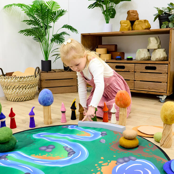 Tuff tray | Interactieve kleine wereld boslandschap