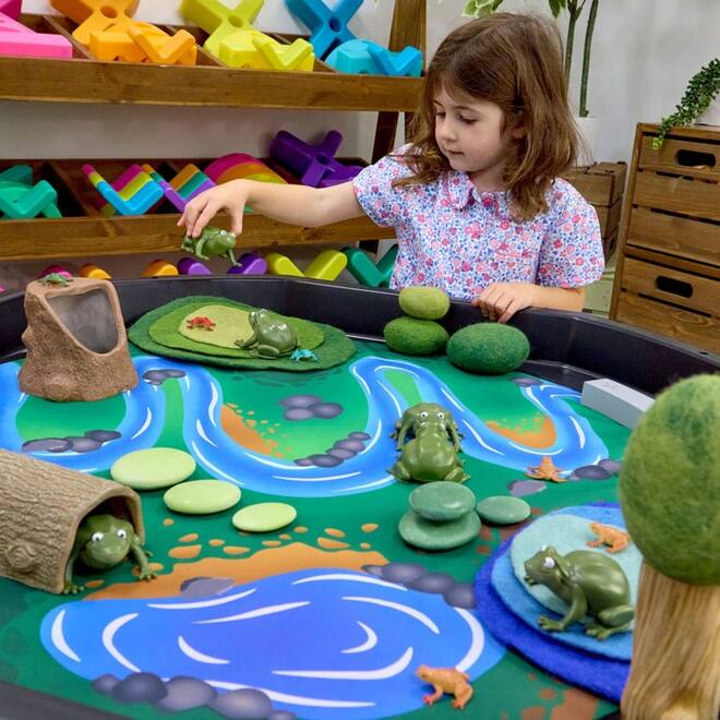 Tuff tray | Interactieve kleine wereld boslandschap