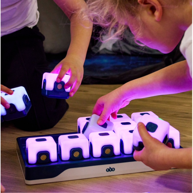 Lichtgevende kubussen, sequentie, set van 15 stuks