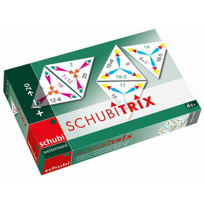 Schubitrix - optellen en aftrekken tot 20