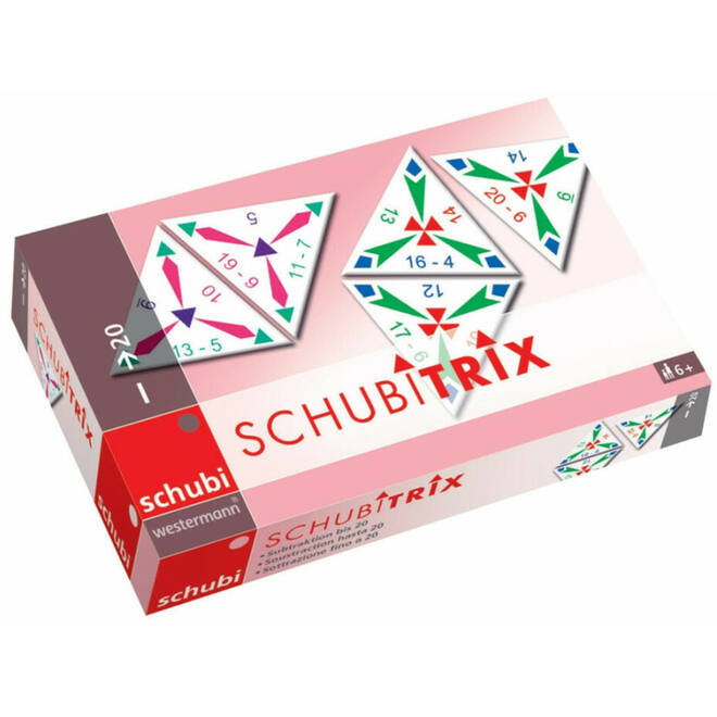Schubitrix: aftrekken tot 20
