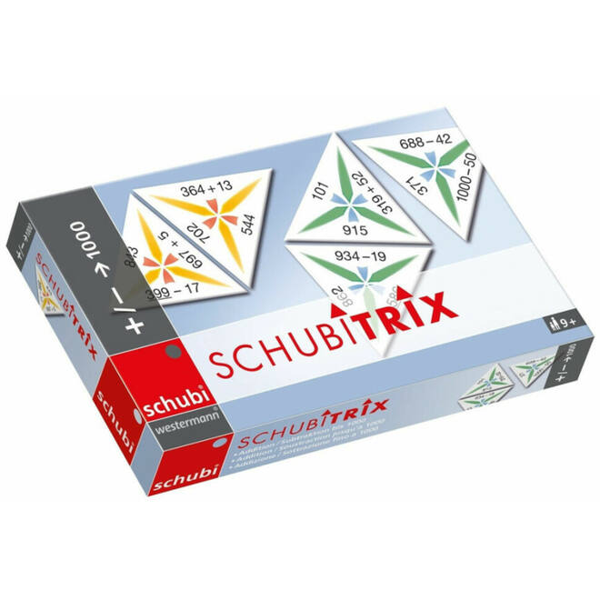 Schubitrix - optellen en aftrekken tot 1000