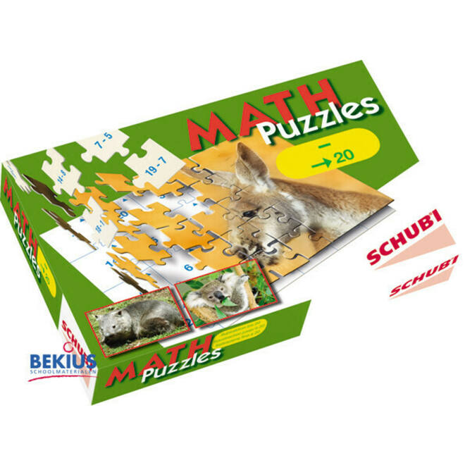 Schubi Mathpuzzels: Aftrekken tot 20