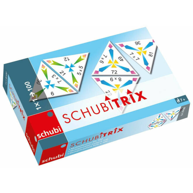 Schubitrix: Vermenigvuldigen tafels 2 t/m 100