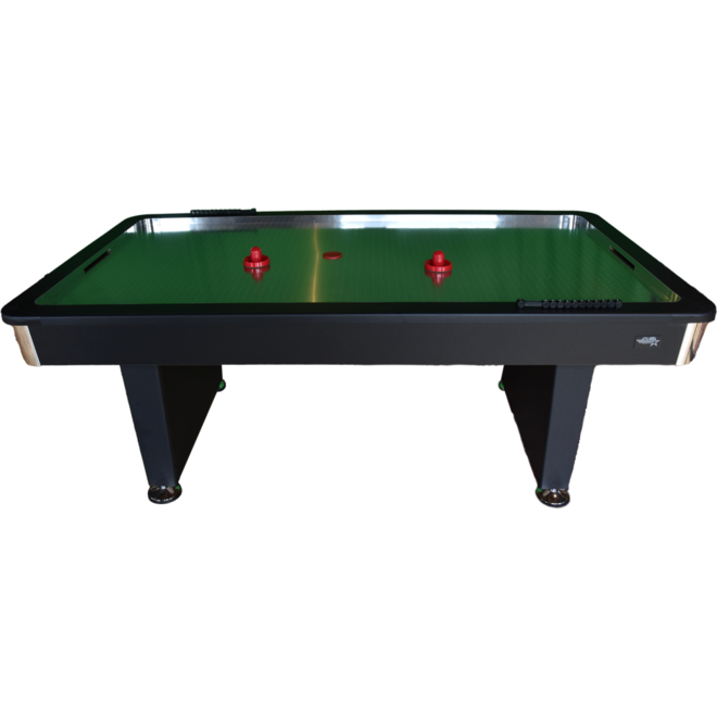 Airhockeytafel Plymouth 7ft + RVS speelveld en 73mm pucks (speelklaar)