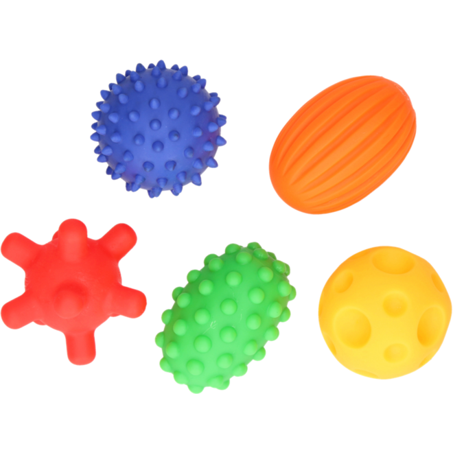 Mom's Care sensorisch speelgoed sensorische ballen set 5 stuks baby