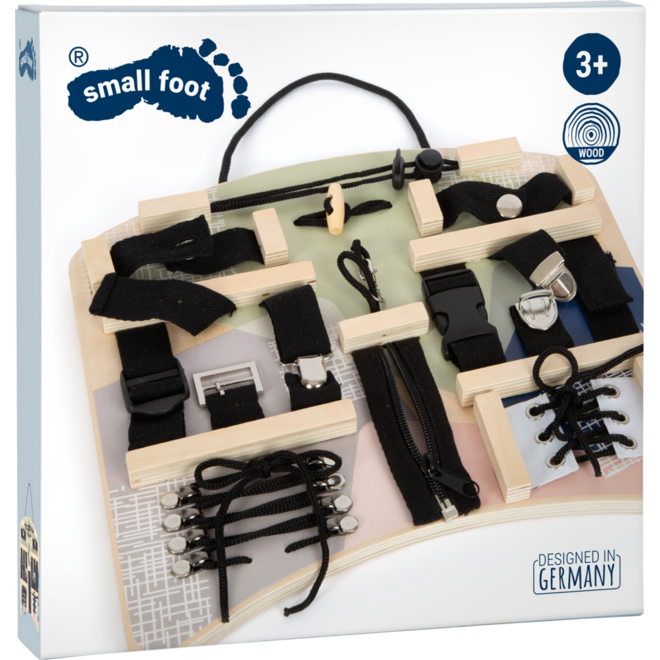 Small Foot - Houten Activiteitenbord Vergrendelingen en Verbindingen