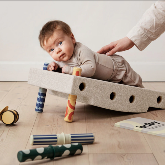 MODU | Baby activiteitenset Sand grey / Honey yellow