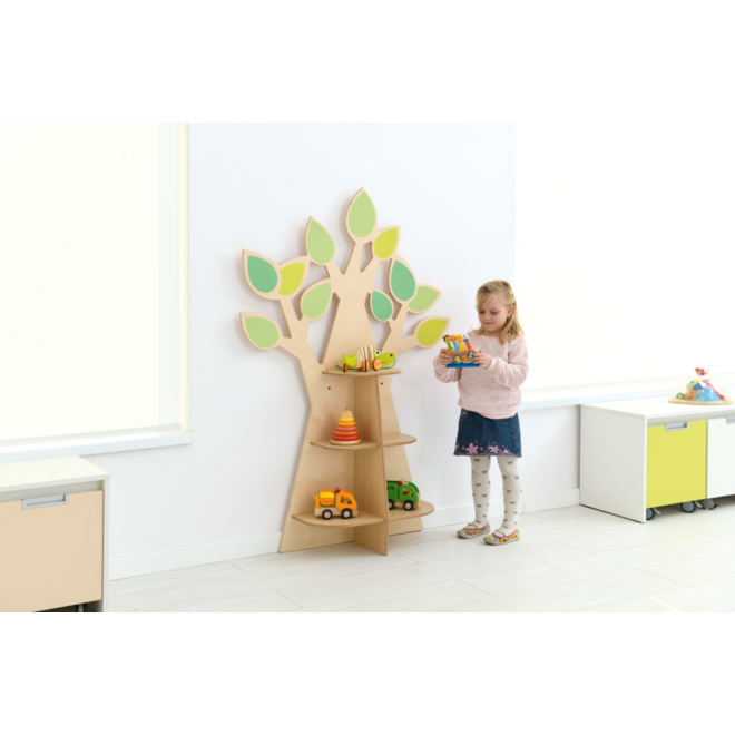 Boomboekenkast voor aan de muur, (excl. Montage)