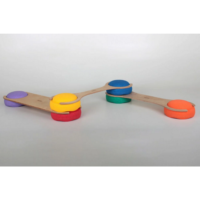 Pedalo® Balancing bar for stacking blocks, set van 3 stuks