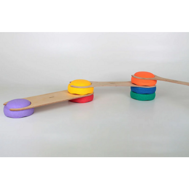 Pedalo® Balancing bar for stacking blocks, set van 3 stuks