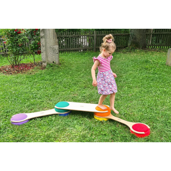 Pedalo® Balancing bar for stacking blocks, set van 3 stuks