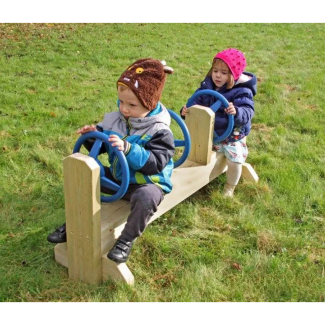 Rijbank voor 3 kinderen