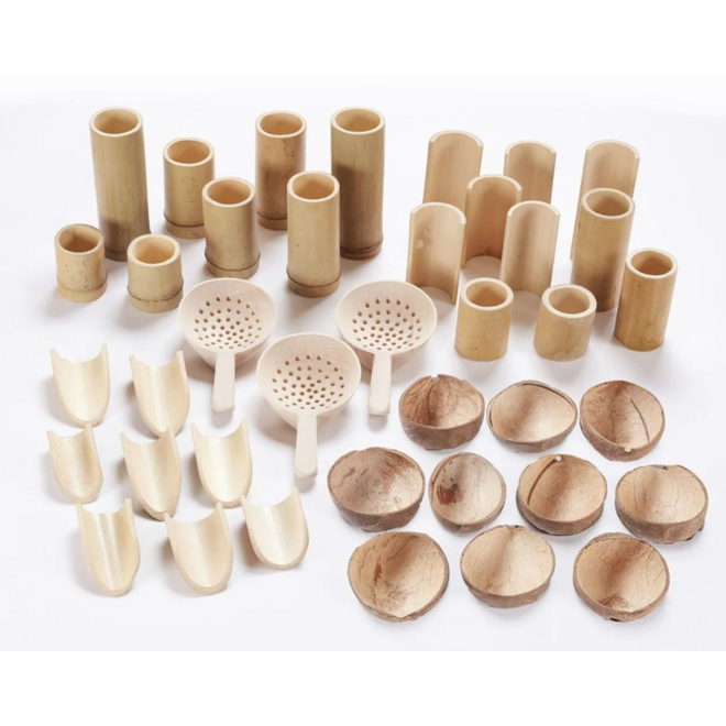 Maatset van natuurlijke materialen