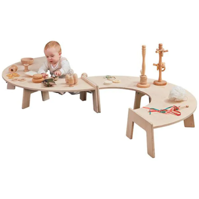 Babyspeeltafel rond