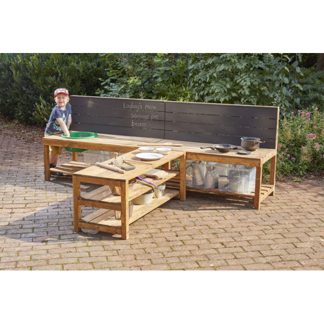 Werktafel T-vorm, 48 cm hoog