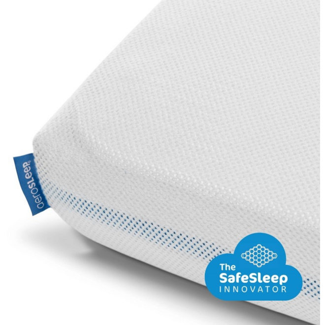 AeroSleep Hoeslaken wit 60 x 120 cm