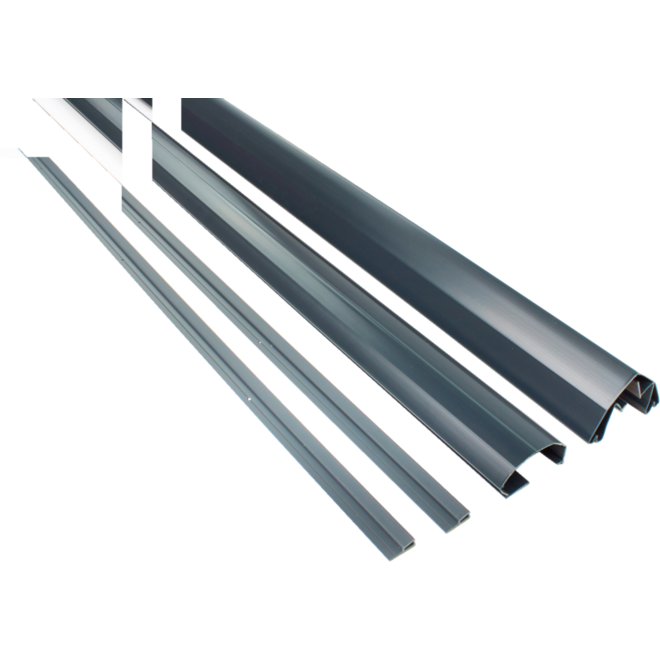 Vingerbeschermingsprofiel 195 cm antraciet