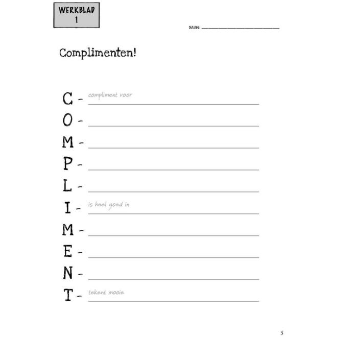 Activiteitengids Feedback is fantastisch