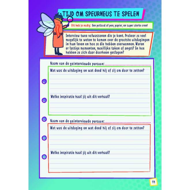 Sterk in je schoenen Doeboek schoolset 10 stuks