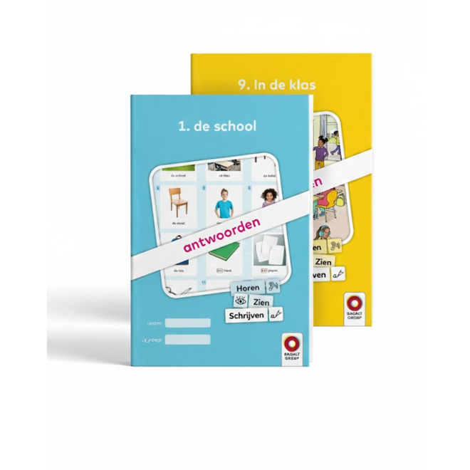 Horen, Zien en Schrijven 2 Antwoordenboeken niveau 1 en 2 (Startboek, 1-16)