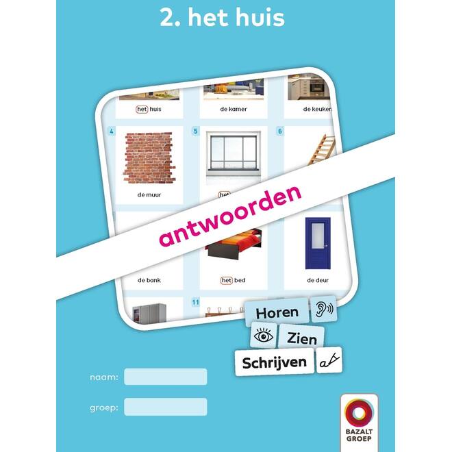 Horen, Zien en Schrijven 2 Antwoordenboek 2 (niveau 1)
