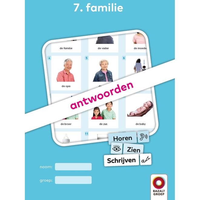 Horen, Zien en Schrijven 2 Antwoordenboek 7 (niveau 1)
