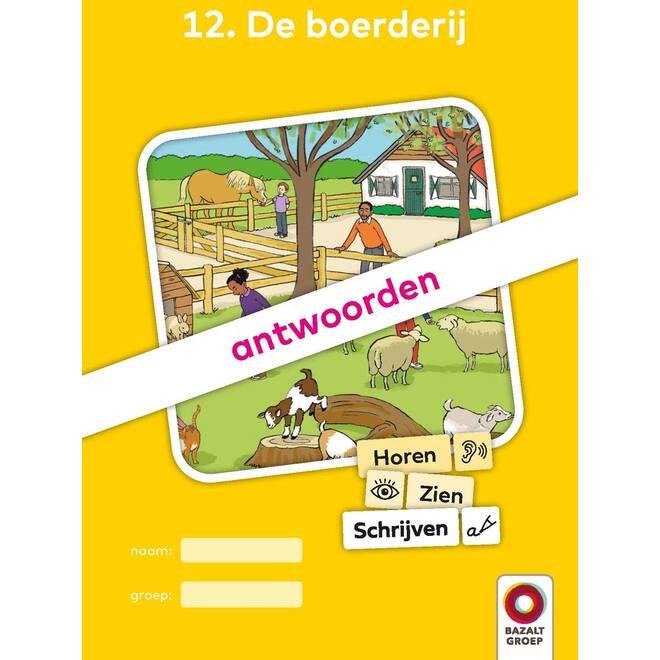 Horen, Zien en Schrijven 2 Antwoordenboek 12 (niveau 2)