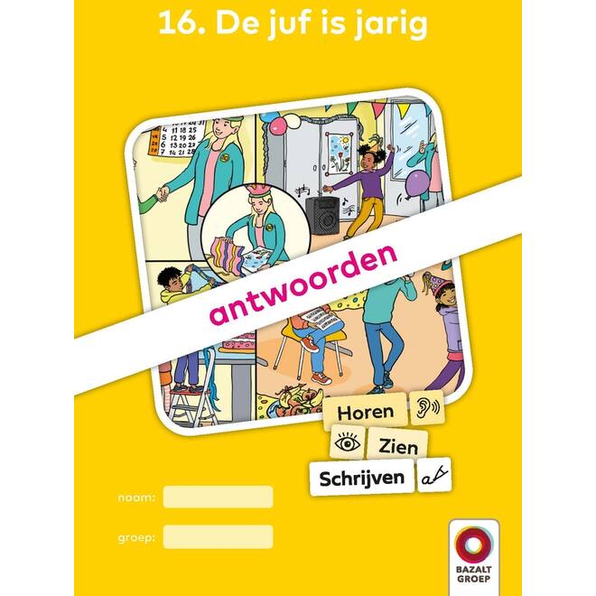 Horen, Zien en Schrijven 2 Antwoordenboek 16 (niveau 2)