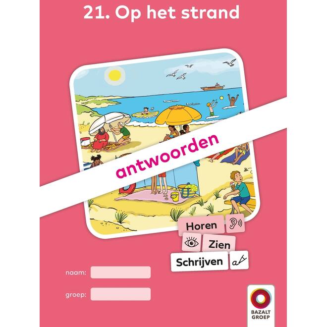 Horen, Zien en Schrijven 2 Antwoordenboek 21 (niveau 3)