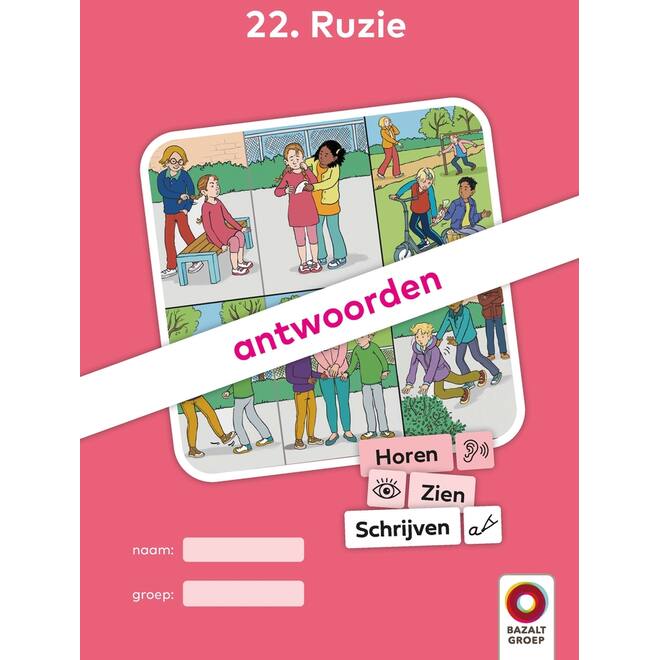 Horen, Zien en Schrijven 2 Antwoordenboek 22 (niveau 3)