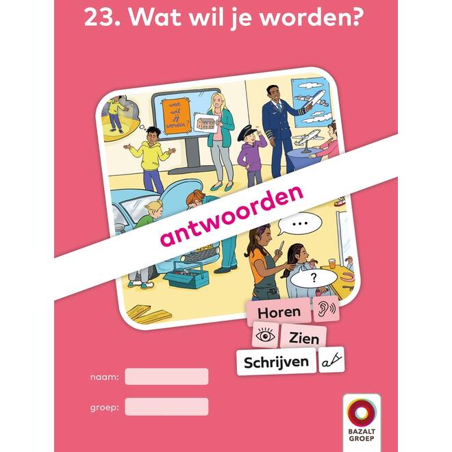 Horen, Zien en Schrijven 2 Antwoordenboek 23 (niveau 3)