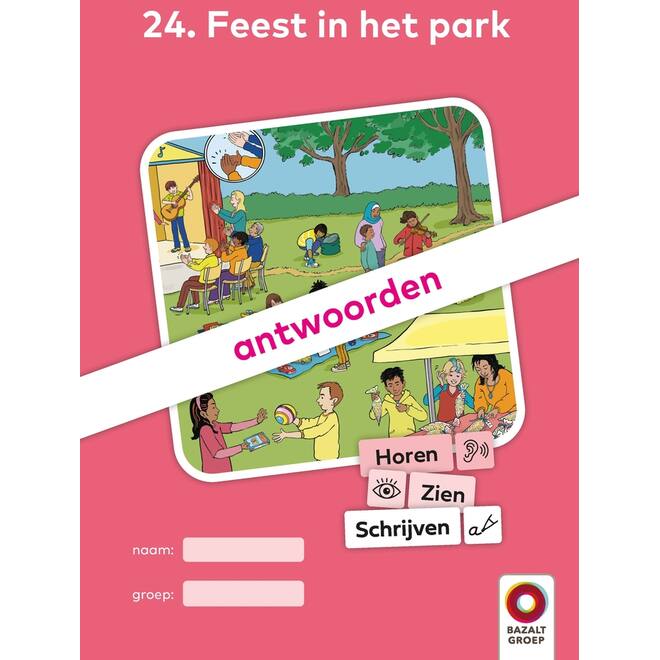 Horen, Zien en Schrijven 2 Antwoordenboek 24 (niveau 3)