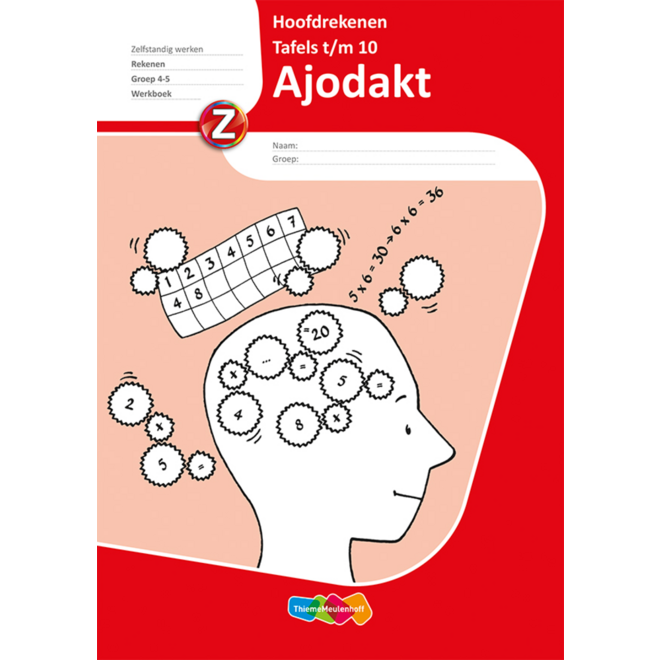 Hoofdrekenen tafels t/m 10 werkboek groep 4-5 (5 stuks)