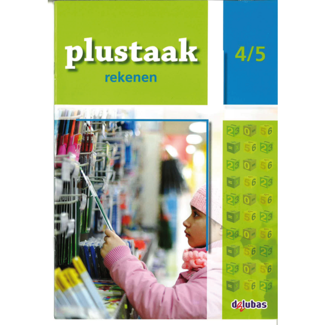 Plustaak rekenen groep 4-5 werkboek (5 stuks)