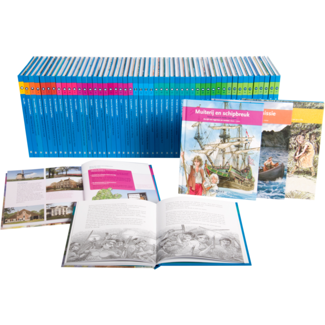 Terugblikken leesboeken compleet (50 delen, serie 1 t/m 5)