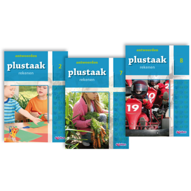 Plustaak rekenen groep 2-8 antwoordenboeken serie A