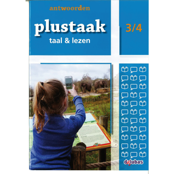 Plustaak taal-lezen antwoordenboek 3-4