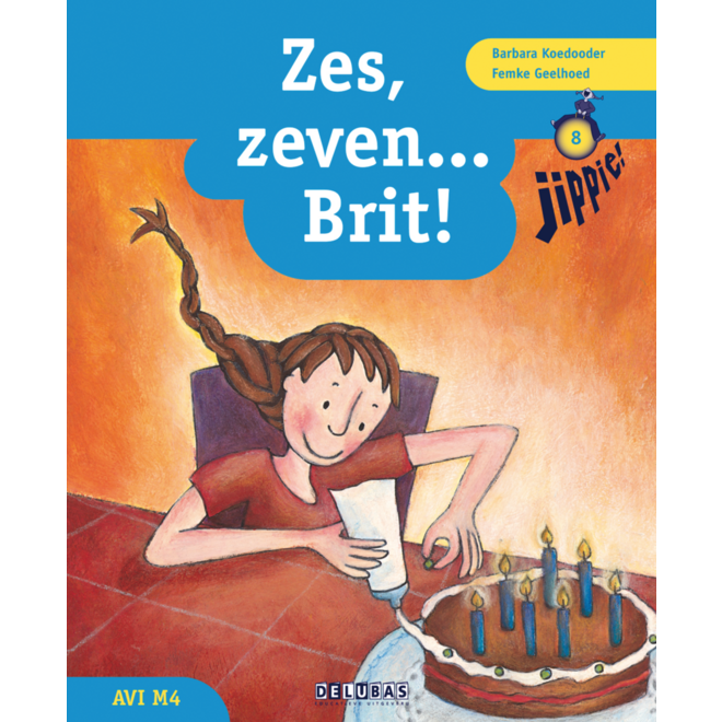 Jippie leesboek 8 - zes - zeven Brit - avi M4