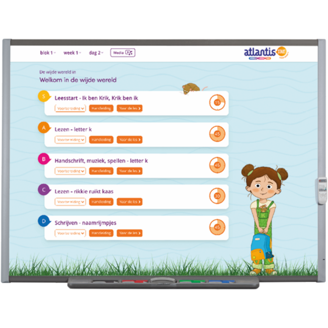 Atlantis Start leerkracht- en leerlingsoftware jaarlicentie