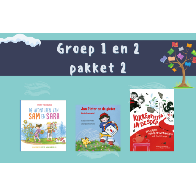 Winterleespakket Diversen prentenboeken, voorleesverhalen gr 1/2: 3 boeken