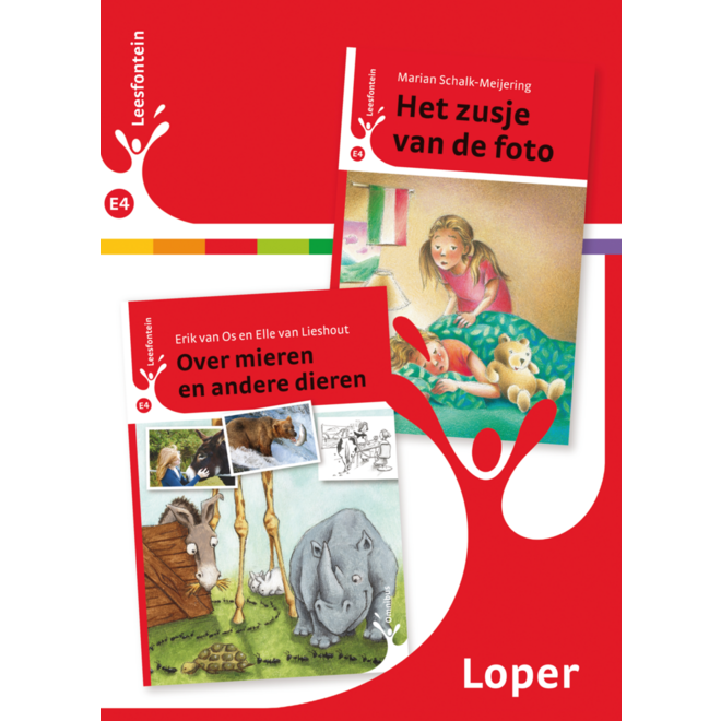 Leesfontein loper E4 (5 stuks)