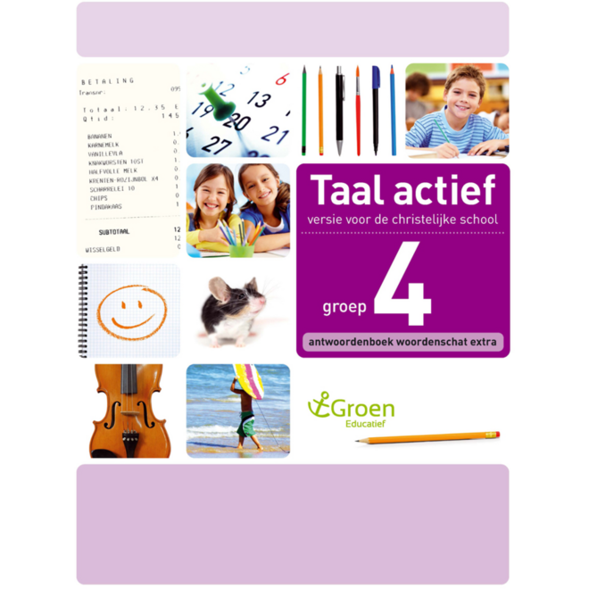 Taal actief 4 gr. 4 parallelversie antwoordenboek woordenschat extra
