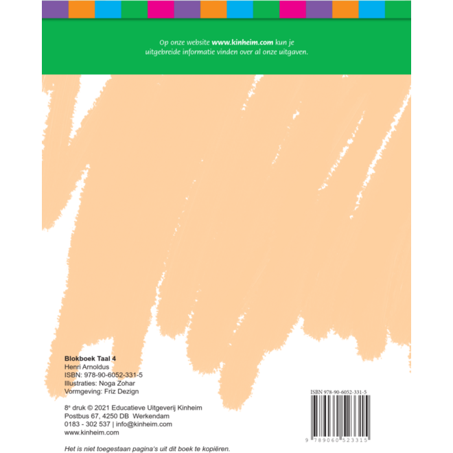 Blokboek taal groep 4 (5 stuks)
