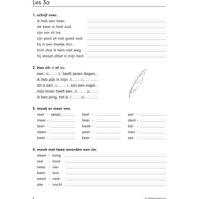 Blokboek taal groep 4 (5 stuks)
