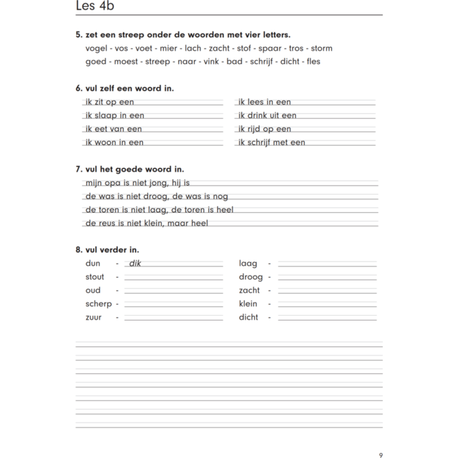 Blokboek taal groep 4 (5 stuks)